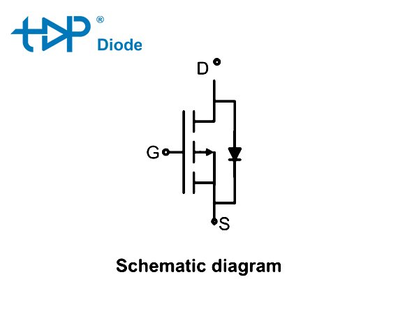 MOSFET TO-252 P Channel TP40P04K - Topdiode
